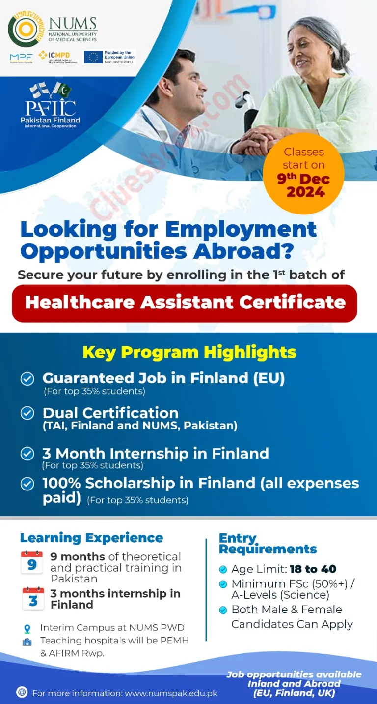 NUMS Admissions 2024 Healthcare Assistant Certificate | Apply Now 2 NUMS Admissions 2024 Healthcare Assistant Certificate