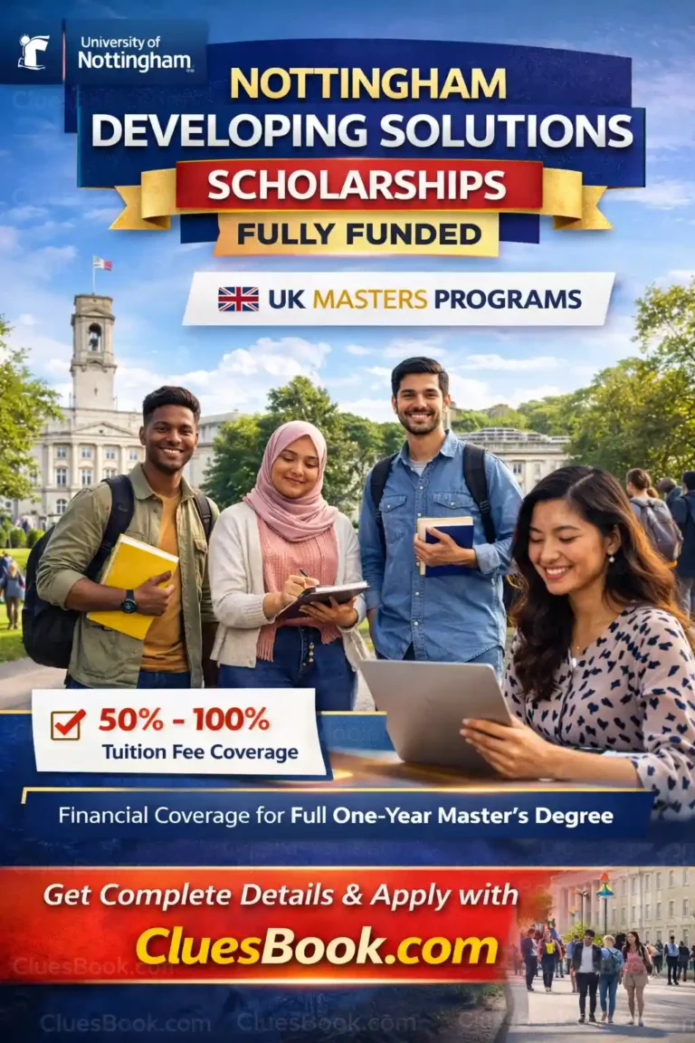 Nottingham Developing Solutions Scholarship in UK