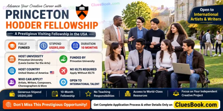 Princeton Hodder Fellowship in the USA
