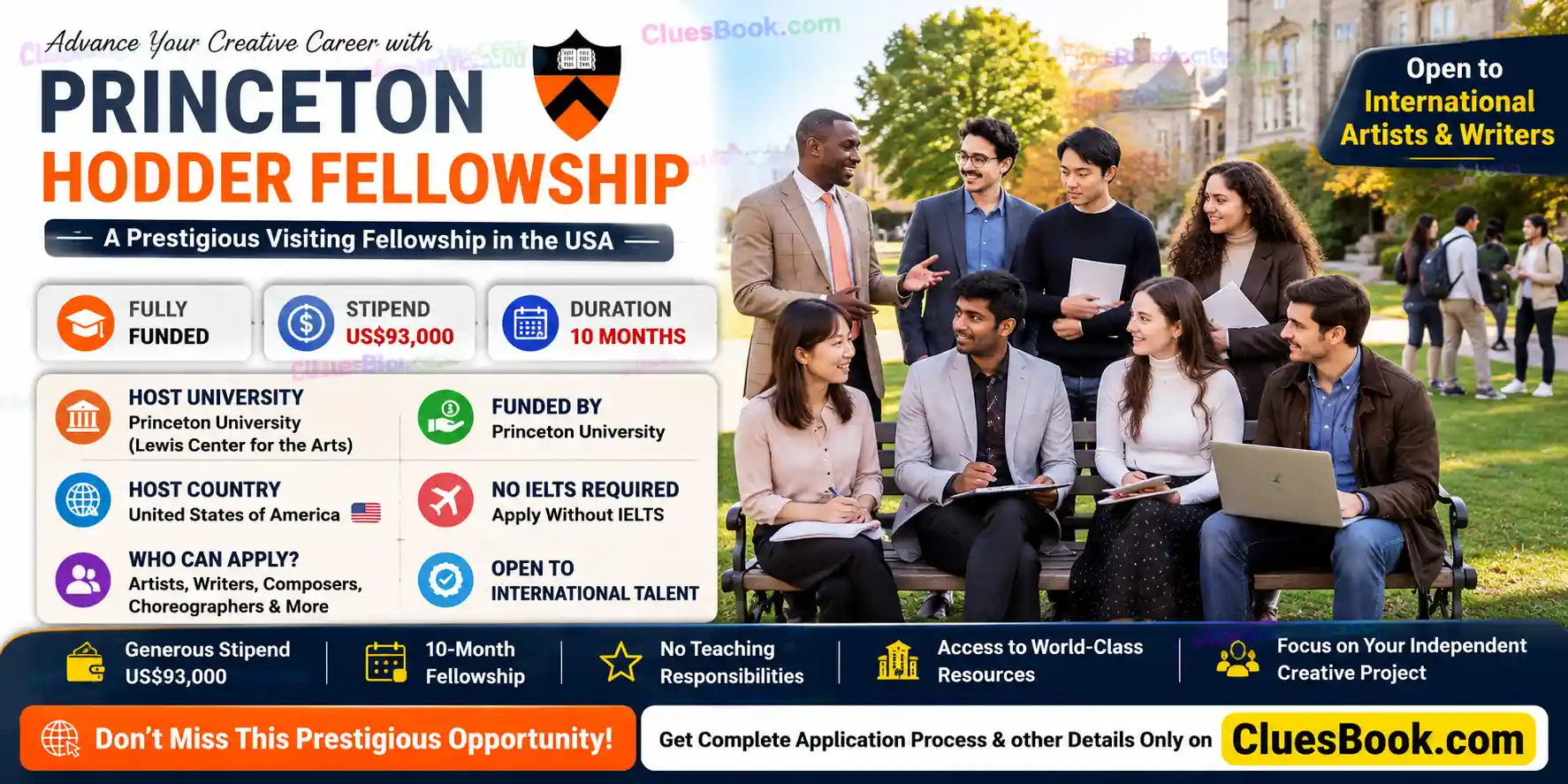 Princeton Hodder Fellowship in the USA 2027 | Fully Funded 1 Princeton Hodder Fellowship in the USA