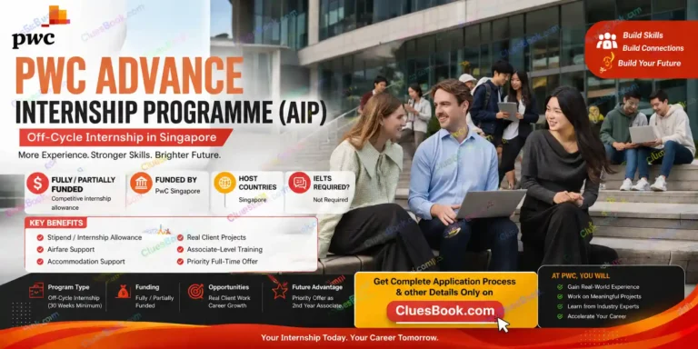 PwC Advance Internship Programme (AIP) in Singapore