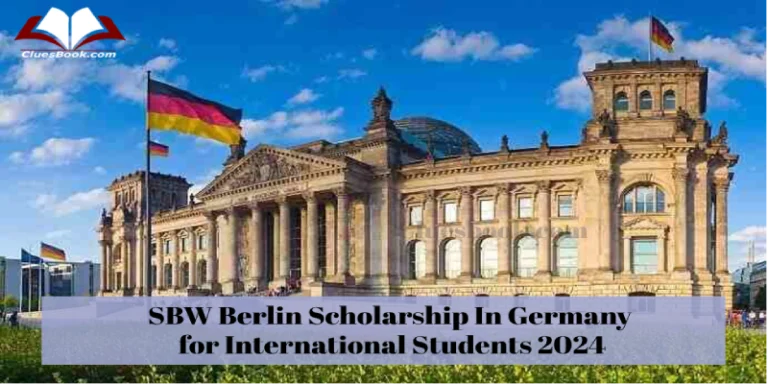 SBW Berlin Scholarship In Germany for International Students