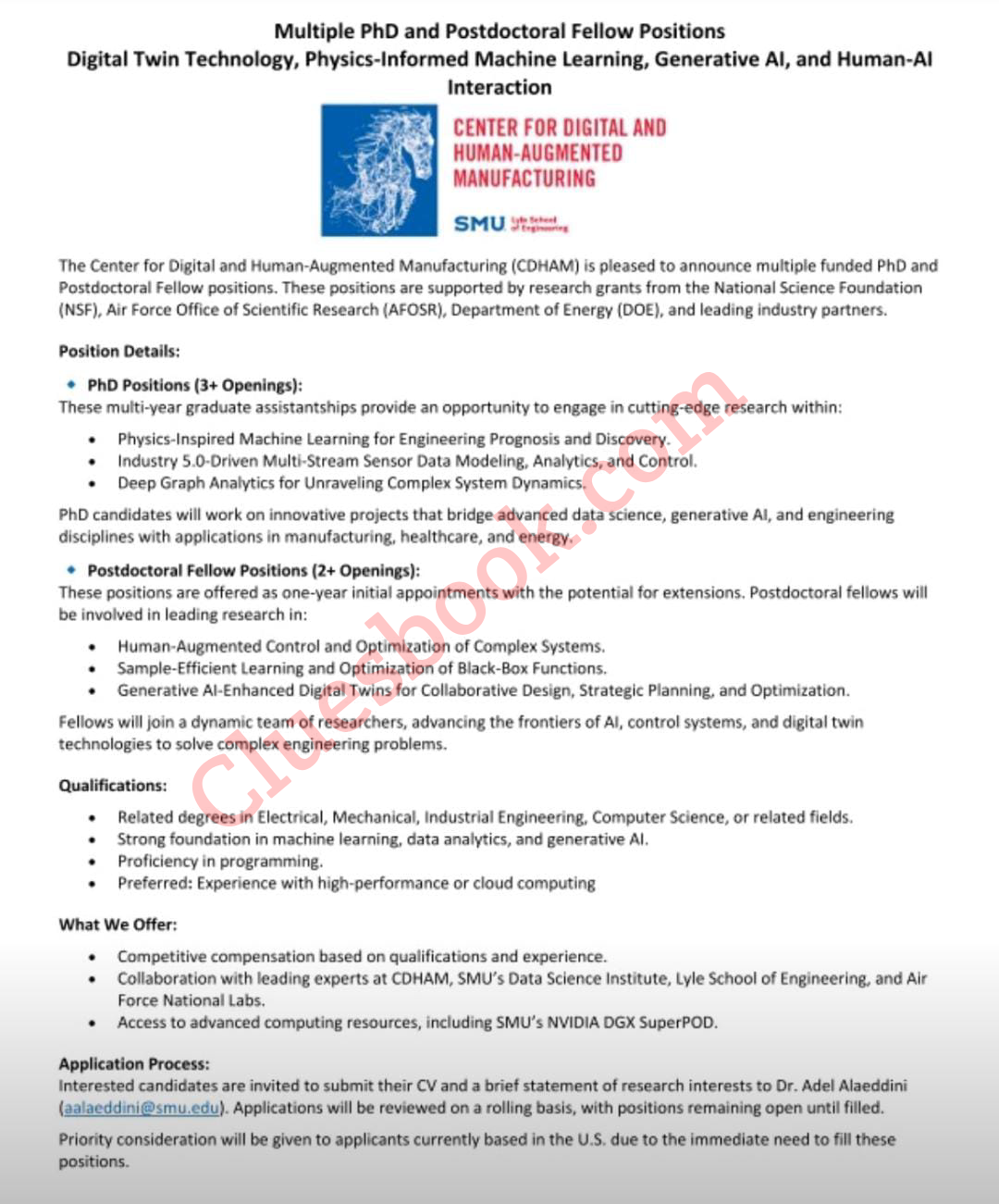 SMU University USA Multiple PhD and Postdoctoral Fellowships in USA 2024 2 SMU University USA Multiple PhD and Postdoctoral Fellowships in USA