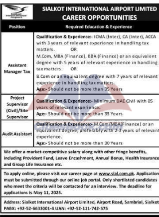Sialkot International Airport Jobs 2025 – Apply Online 7 Sialkot International Airport Jobs 2025