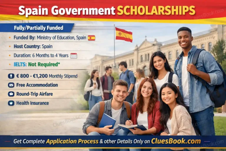Spain Government Scholarship for International Students