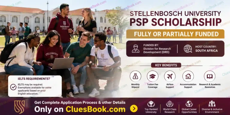 Stellenbosch University PSP Scholarships in South Africa