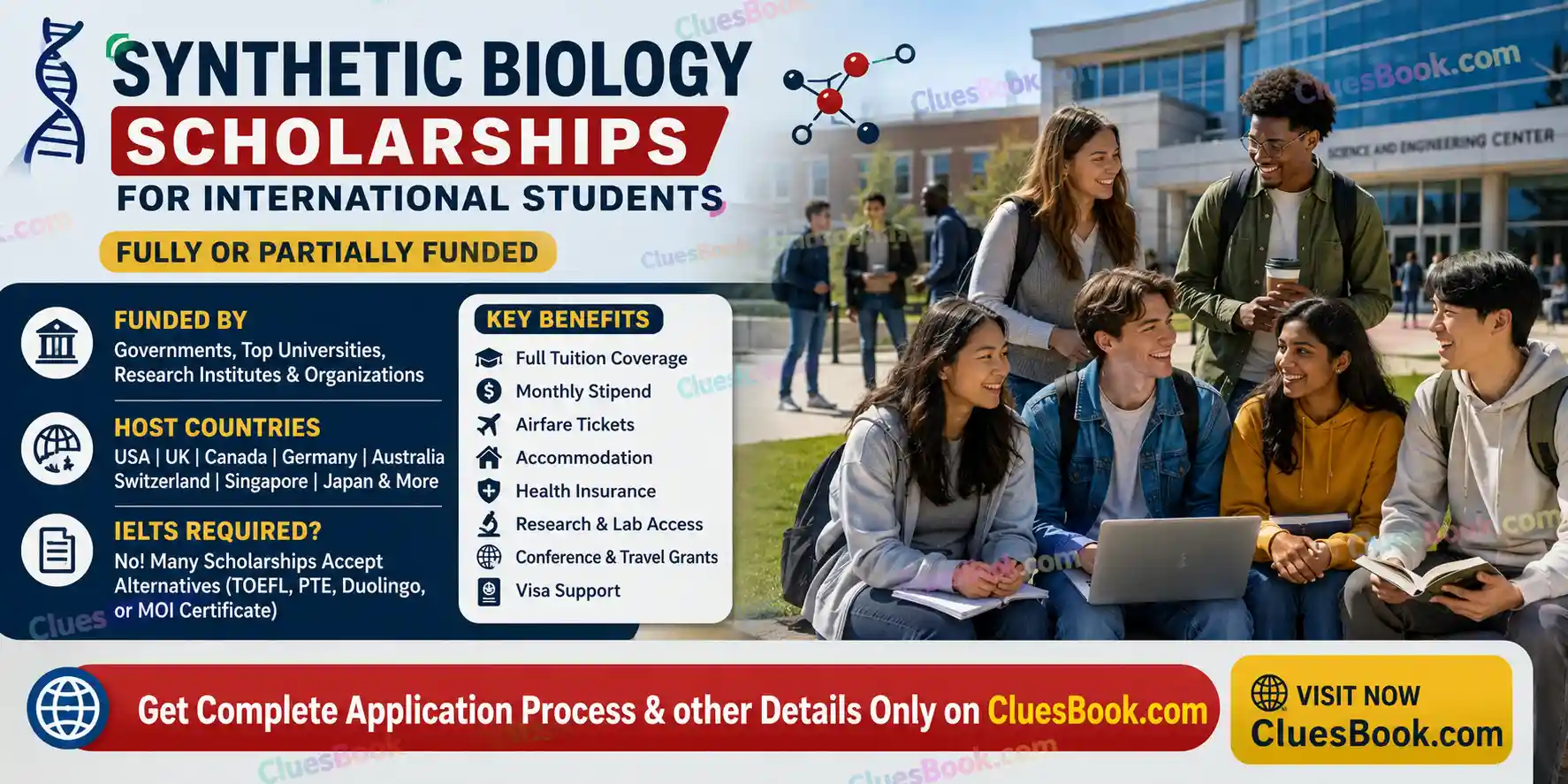 Synthetic Biology Scholarships for International Students