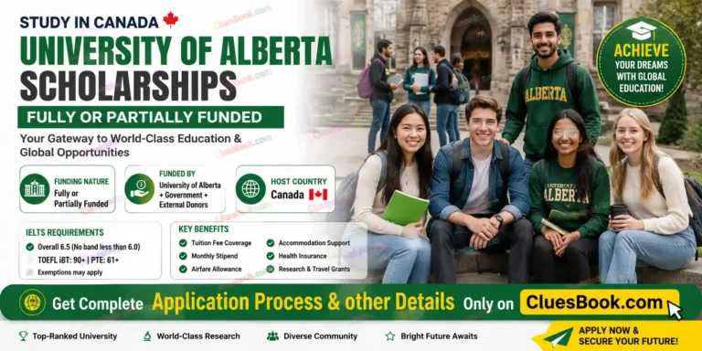 University of Alberta Scholarships in Canada