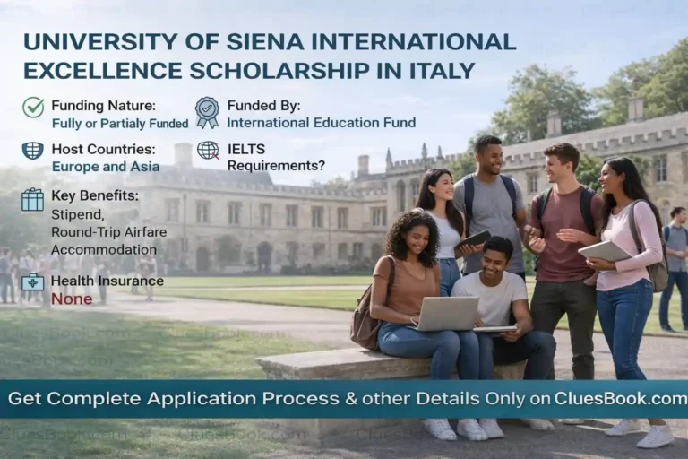 University of Siena International Excellence Scholarship in Italy