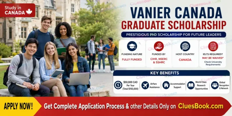 Vanier Canada Graduate Scholarship for International Students