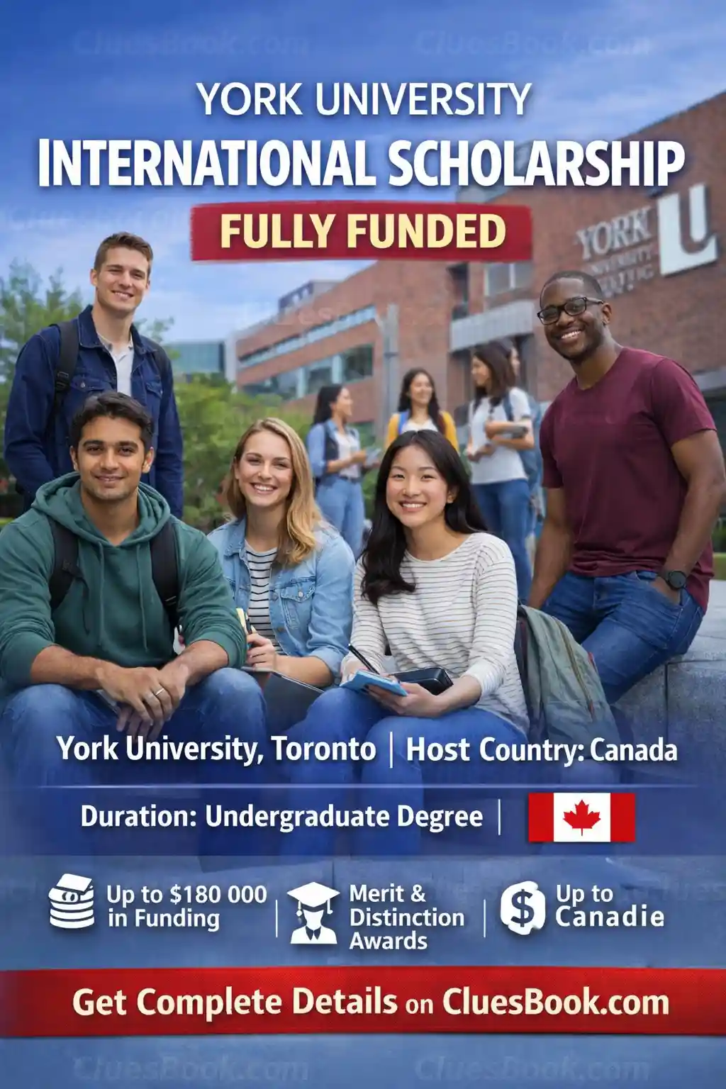 Fully Funded York University International Scholarship 2026/27 (Study in Canada) 1 York University International Scholarship in Canada For International Students