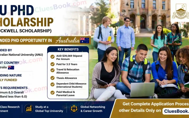 ANU PhD Scholarship in Australia