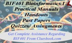 BIF401 Bioinformatics I mid Term Past Papers