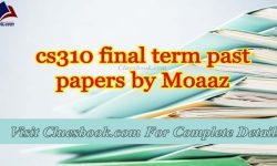 CS301 Data Structure Final Term Solved Past Papers