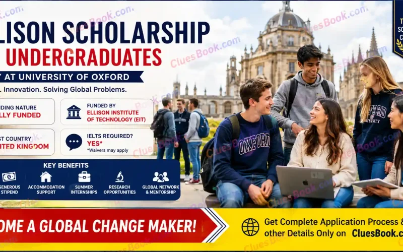 Ellison Scholarship for Undergraduates at the University of Oxford