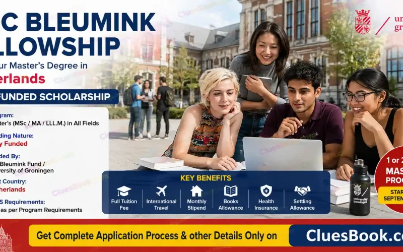Eric Bleumink Scholarship in Netherlands