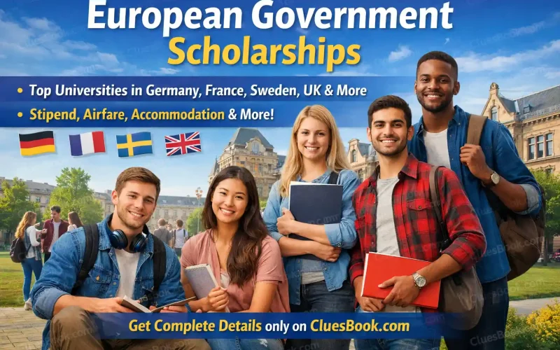 European Government Scholarships for International Students (Study In Europe)
