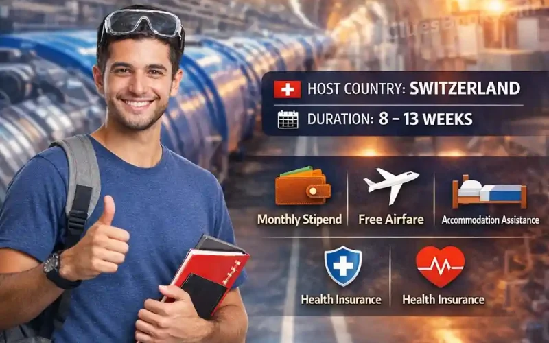 Fully Funded CERN Summer Internship in Switzerland | No IELTS No TOEFL