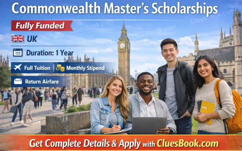 Fully Funded Commonwealth Masters Scholarships in UK