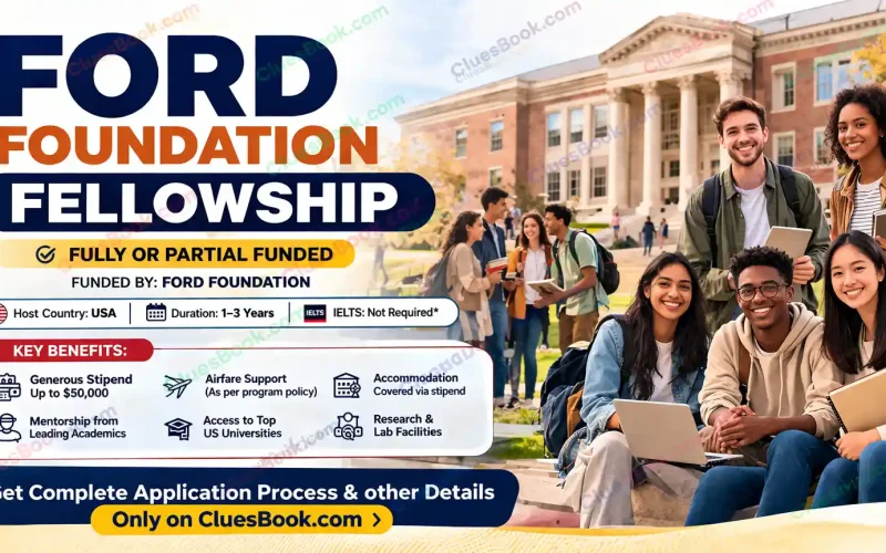 Fully Funded Ford Foundation Fellowship in USA
