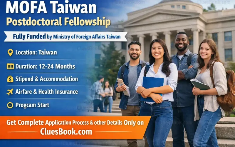 Fully Funded MOFA Taiwan Postdoctoral Fellowship