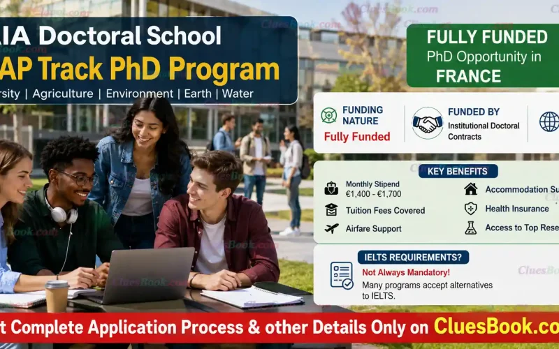 Fully Funded PhD in France GAIA Doctoral School BIDAP Track