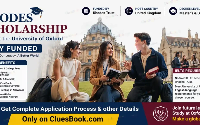 Fully Funded Rhodes Scholarship in UK