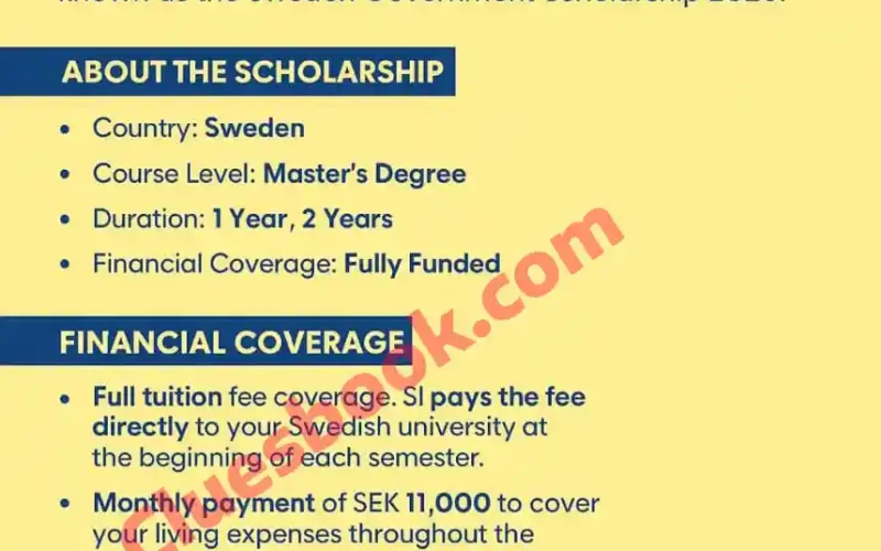 Fully Funded Swedish Institute Scholarship 2026