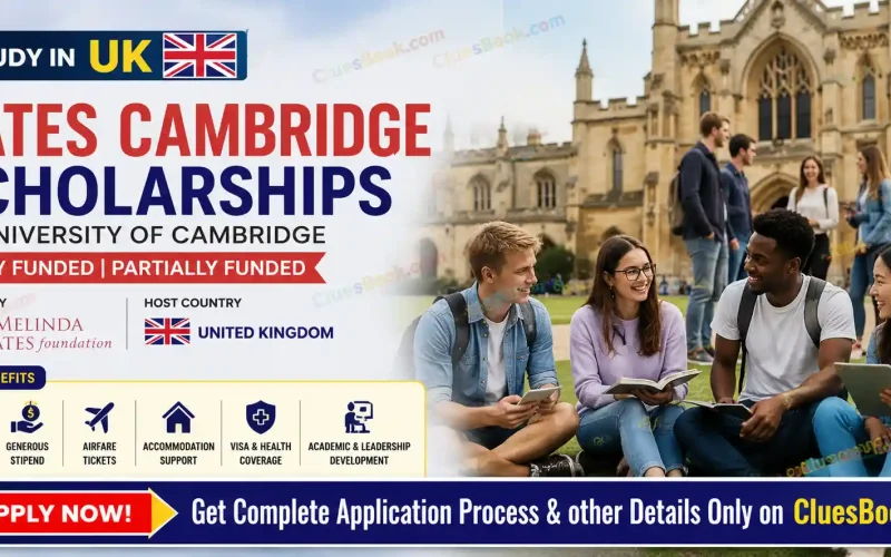 Gates Cambridge Scholarships in UK for International Students