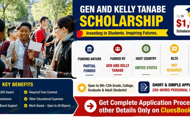 Gen and Kelly Tanabe Scholarship in USA