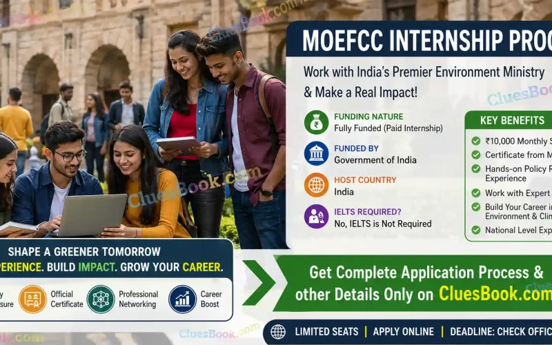 Government Funded MOEFCC Internship in India