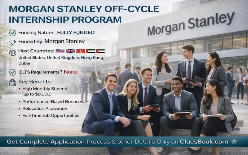 High Paying Morgan Stanley Off Cycle Internship