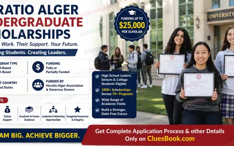 Horatio Alger Undergraduate Scholarships in USA