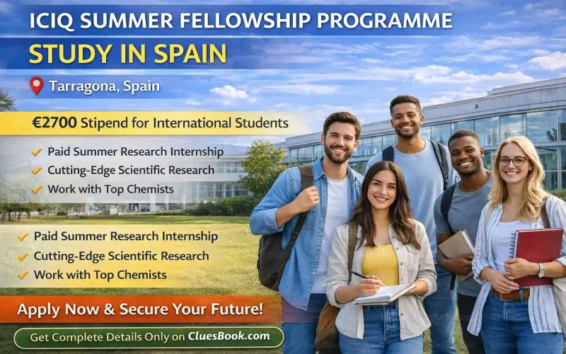 ICIQ Summer Fellowship Programme to Study In Spain