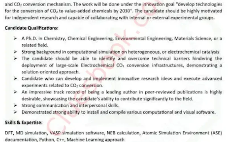 King Fahad University KFUPM Postdoc Fellowship
