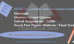 MTH101 Calculus And Analytical Geometry