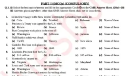 Past Paper of History of USA CSS 2013