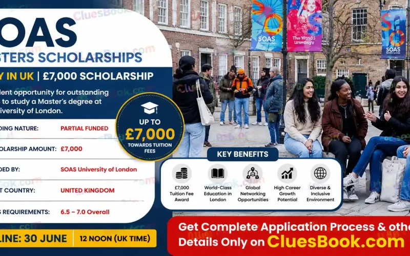 SOAS Masters Scholarships in UK
