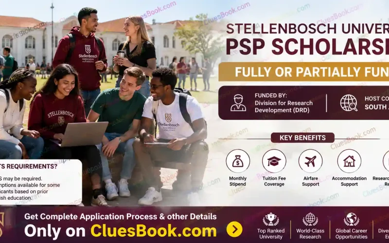 Stellenbosch University PSP Scholarships in South Africa