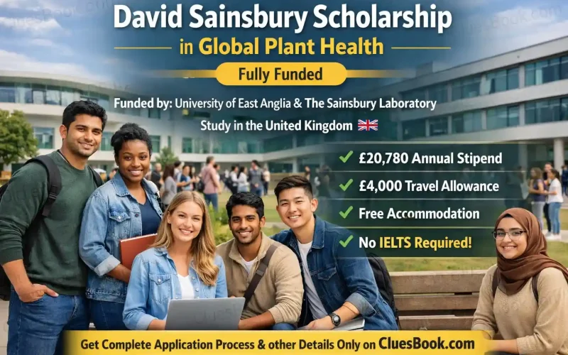 University of East Anglia David Sainsbury Scholarship in UK