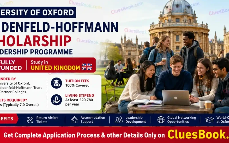 University of Oxford Weidenfeld-Hoffmann Scholarship in the UK