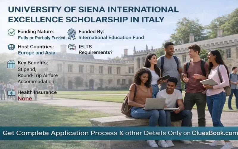 University of Siena International Excellence Scholarship in Italy